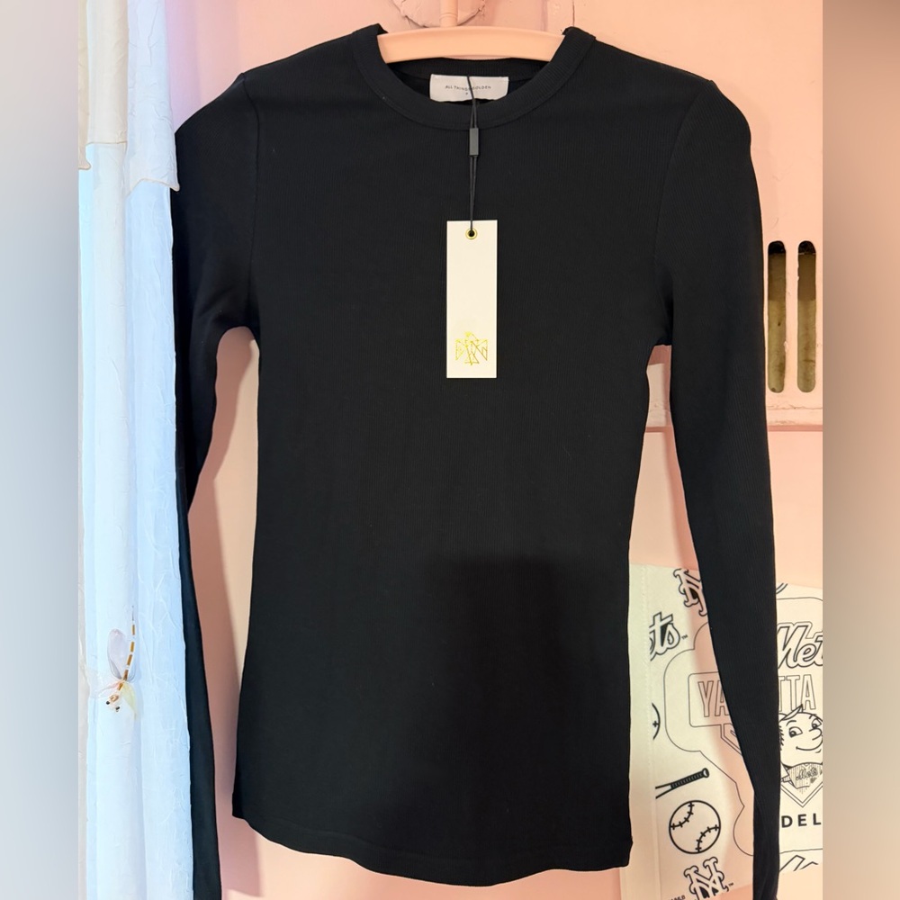 All Things Golden Ribbed Long Sleeve